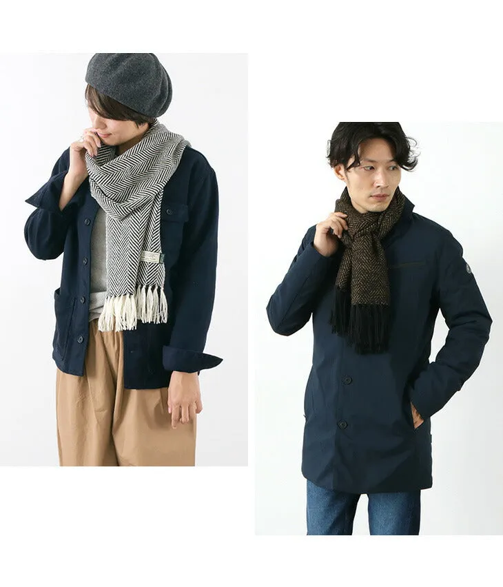 【30％OFF】MUCROS WEAVERS（マクロスウィーバーズ） アルパカ スカーフ / マフラー / ヘリンボーン / ストライプ / メンズ レディース / ALPACA SCARVES【セール】