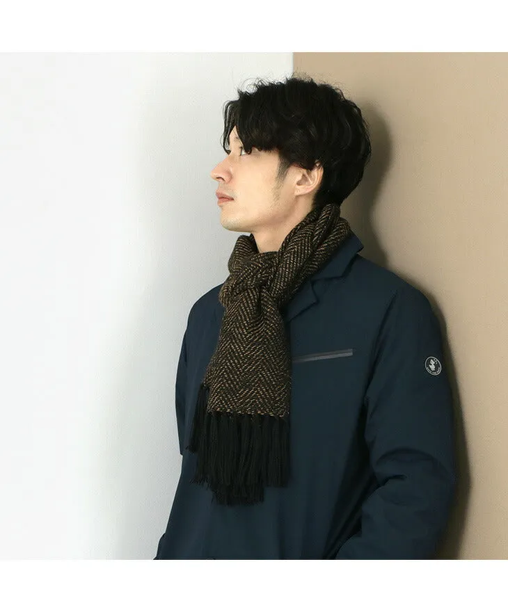 【30％OFF】MUCROS WEAVERS（マクロスウィーバーズ） アルパカ スカーフ / マフラー / ヘリンボーン / ストライプ / メンズ レディース / ALPACA SCARVES【セール】