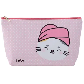 Adoramals Lola the Cat Large PVC Toiletry Makeup Wash Bag BAG198L