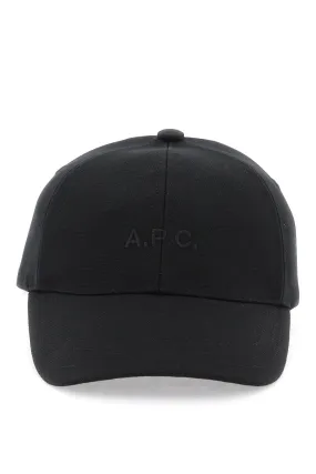 A.P.C. Charlie Baseball Cap   Black