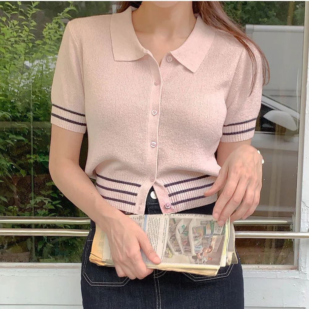 BADDIARY  |Casual Style Plain Short Sleeves Party Style Office Style