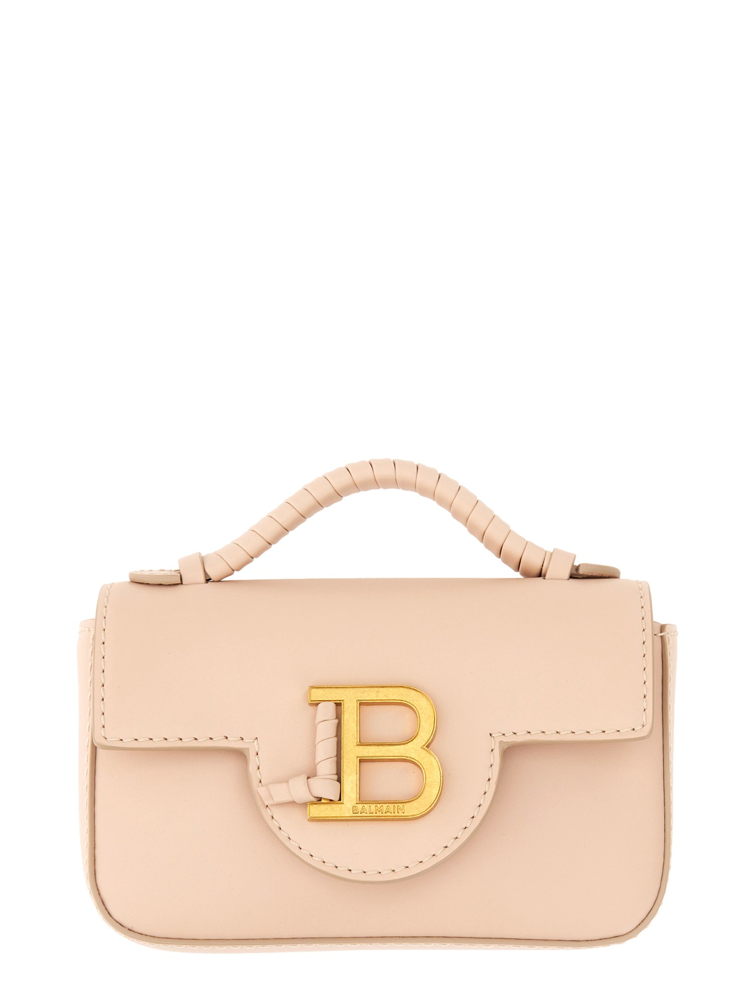 BALMAIN    B-BUZZ MINI LEATHER BAG