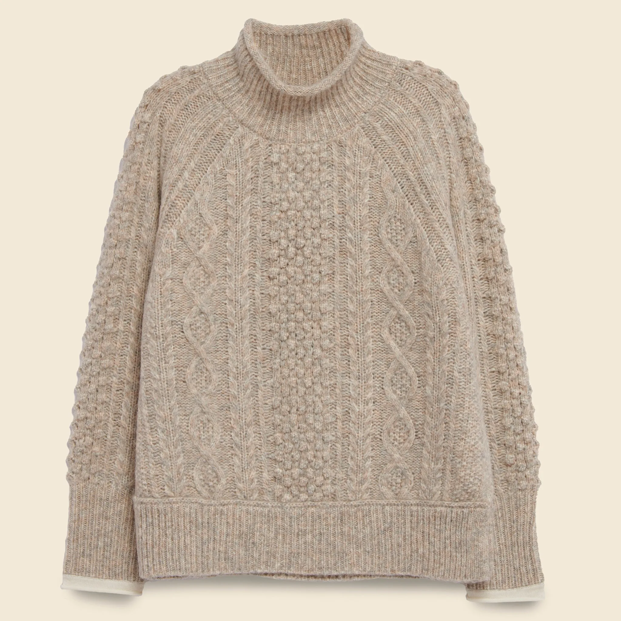 Camil Cable Sweater - Driftwood