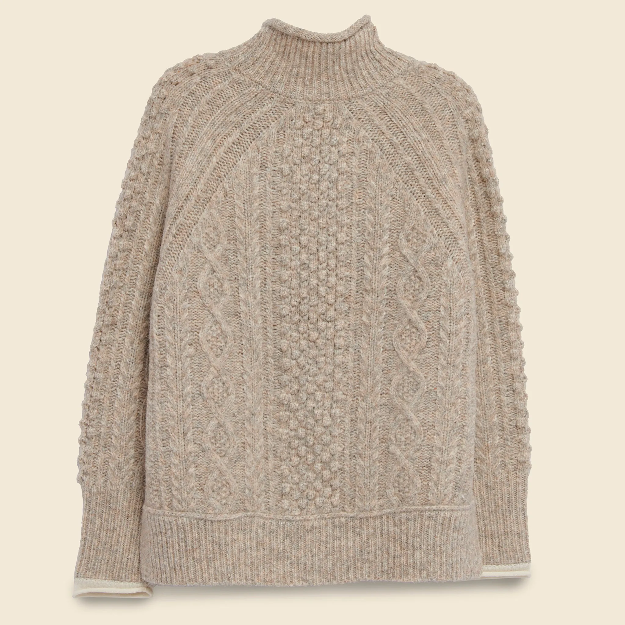 Camil Cable Sweater - Driftwood