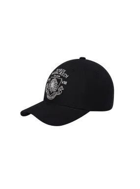 CAP ALUMNI EMBLEM BLACK IVORY