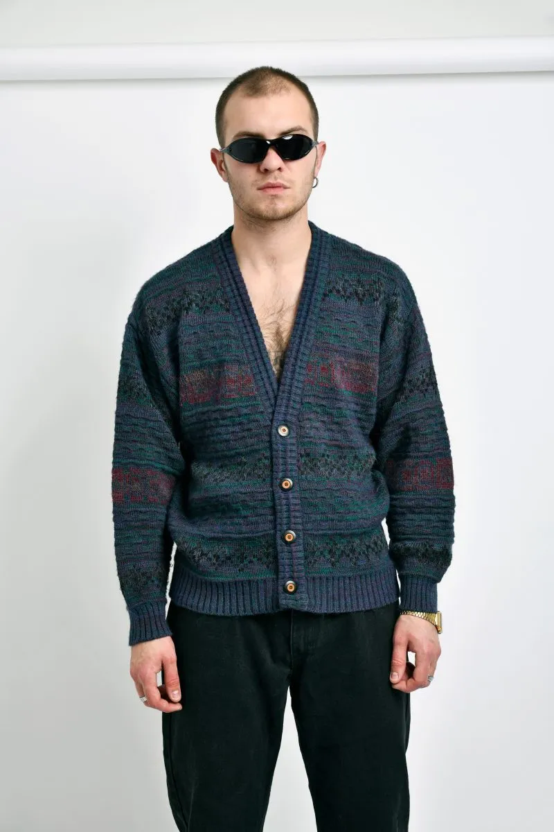 Cardigan vintage sweater mens