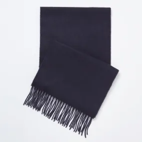 CASHMERE SOLID MUFFLER - NAVY