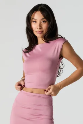 Contour Cap Sleeve Crop Top