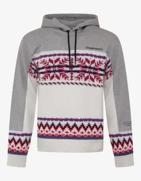 Fair Isle Panel Hoodie