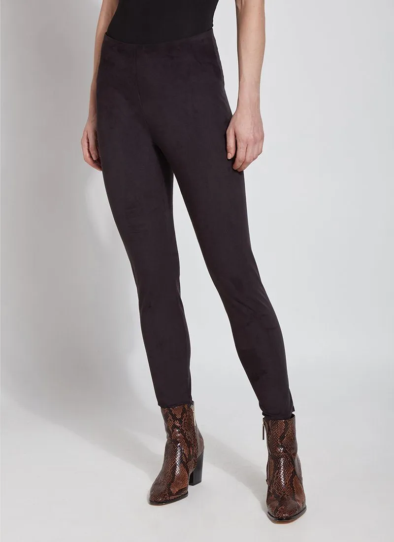 Hi Waist Suede Legging (28 Inseam)