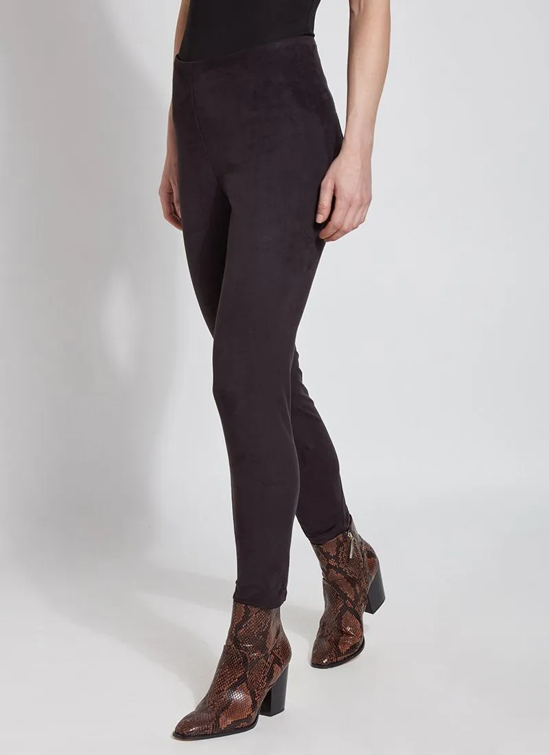 Hi Waist Suede Legging (28 Inseam)