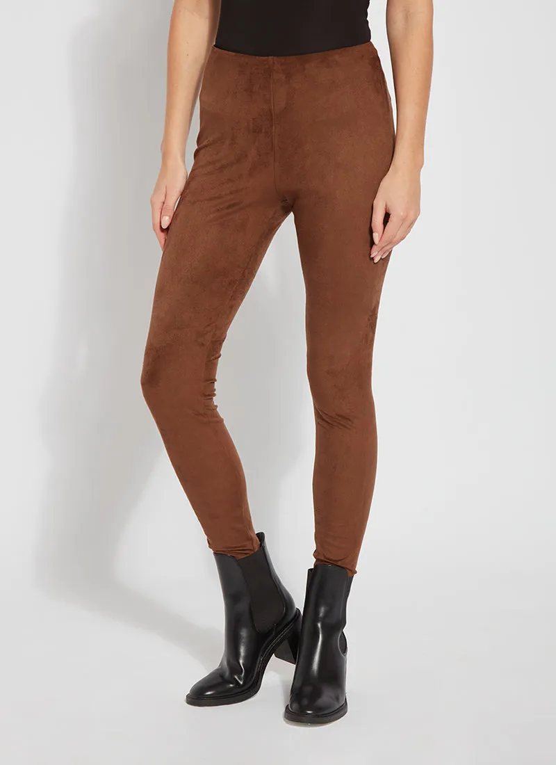 Hi Waist Suede Legging (28 Inseam)