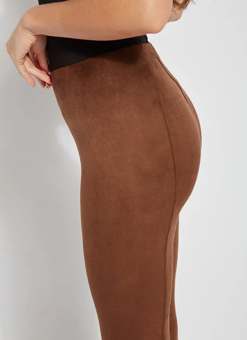 Hi Waist Suede Legging (28 Inseam)