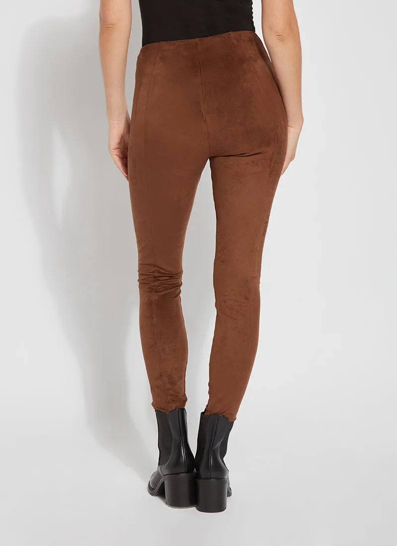 Hi Waist Suede Legging (28 Inseam)