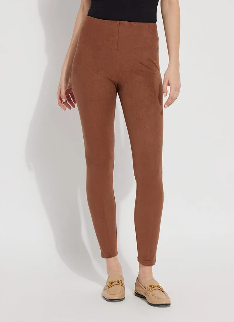 Hi Waist Suede Legging (28 Inseam)