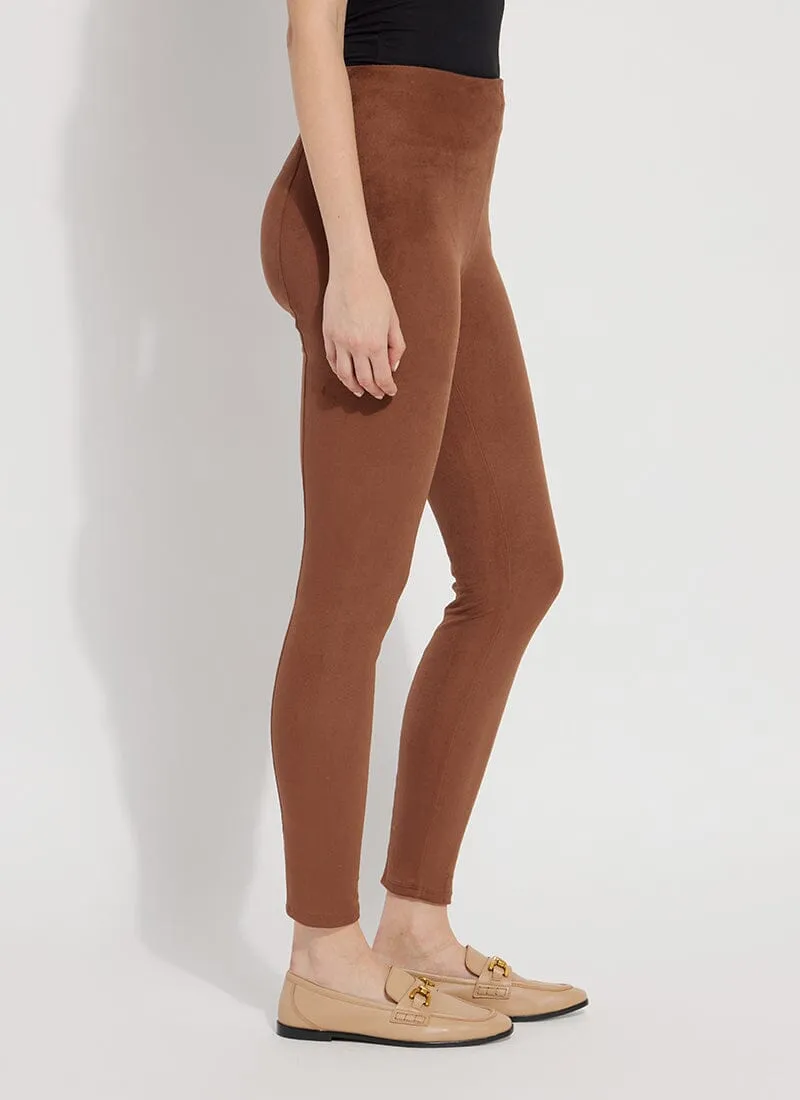 Hi Waist Suede Legging (28 Inseam)