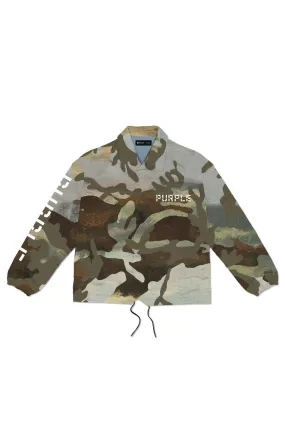 Purple Brand – Camo Reversible Snap front Jackets