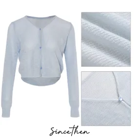 Since Then  |Casual Style Blended Fabrics Long Sleeves Plain Office Style